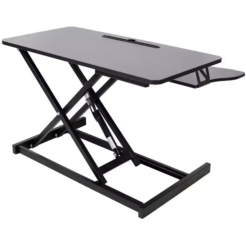 Convertisseur de bureau debout, Rehausseur de bureau assis-debout réglable en hauteur avec tiroir pour clavier, Poste de travail de bureau