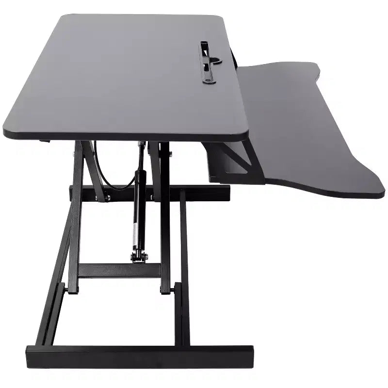 Convertisseur de bureau debout, Rehausseur de bureau assis-debout réglable en hauteur avec tiroir pour clavier, Poste de travail de bureau