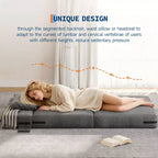Canapé-lit pliant et fauteuil convertible 4 en 1, causeuse transformable de 72/76 pouces, chaise longue capitonnée