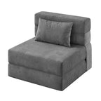 COZONY 4-in-1 Folding Sofa Bed & Sleeper Chair, 72/76L Convertible Loveseat, Tufted Floor Lounger
