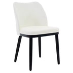 Dining Chairs, Upholstered Fabric Dining Room Side Chairs, Chair for Dining Table with Padded Seat and Wood Legs-Modern Dining Chairs