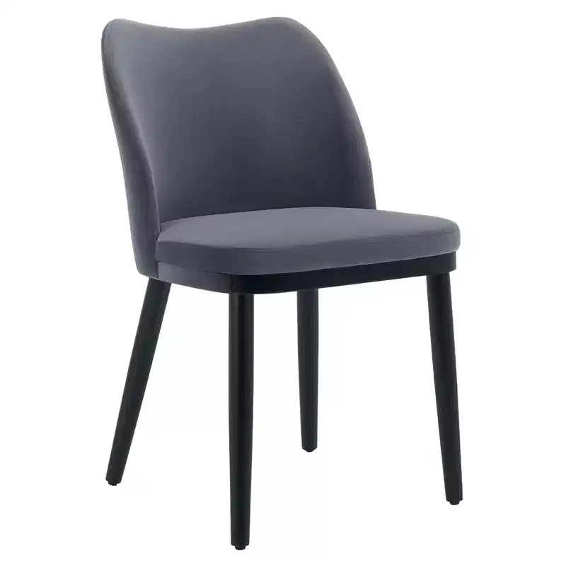 Chaises de salle à manger, chaises d'appoint rembourrées en tissu pour salle à manger, chaises de table à manger avec assise rembourrée et pieds en bois - Chaises de salle à manger modernes