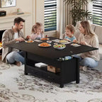 Coffee Table, 4 in 1 Convertible Lift Top Coffee Table with Storage for Living Room - 40 Storage Coffee Tables with 2 Drawers