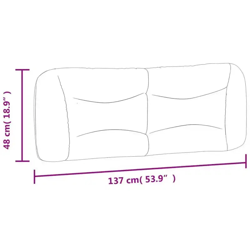 Coussin de tête de lit, Coussin de chevet suspendu, Similicuir