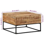 Table basse, Manguier brut, Taille moyenne