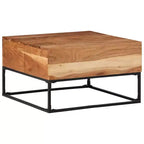 vidaXL Coffee Table Rough mango wood Rough mango wood Medium